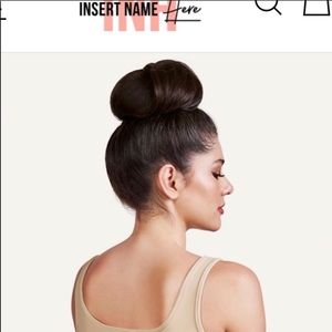 INH Sammy Hair Bun in color ASH BLONDE